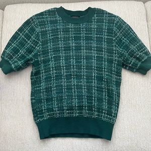 Ann Taylor Cross-Stitch Knit Sweater